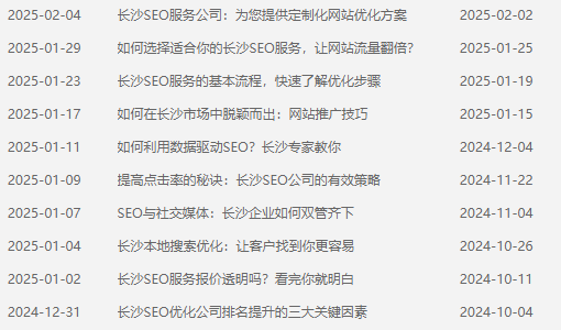 长沙EO排名展示示例